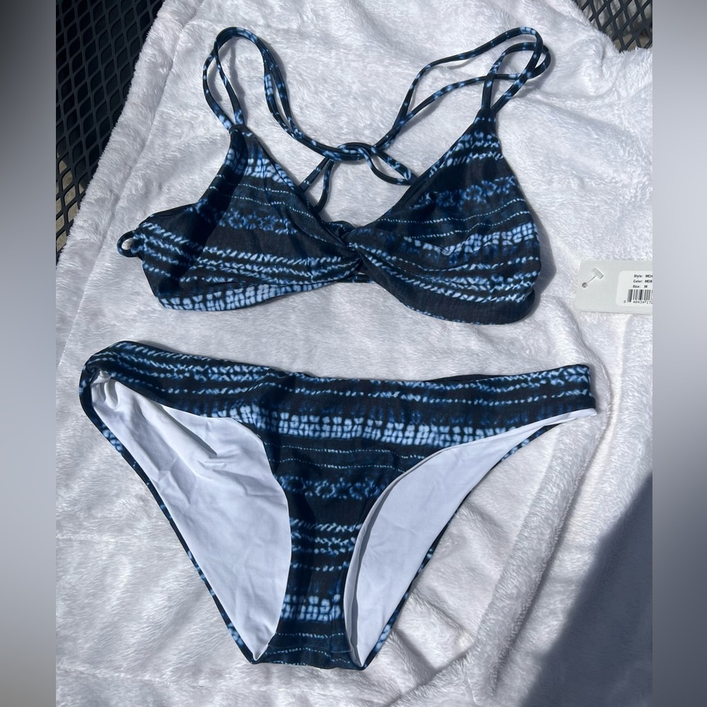 l*Space Midnight Caravan bikini top and bottom M and S.